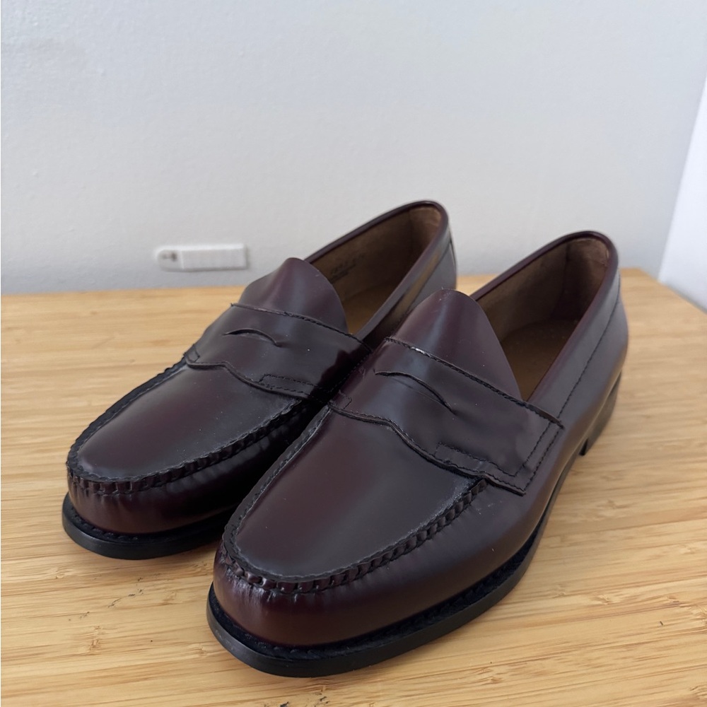 Classic G.H.Bass Weejun Brown Burgundy Leather Loafers